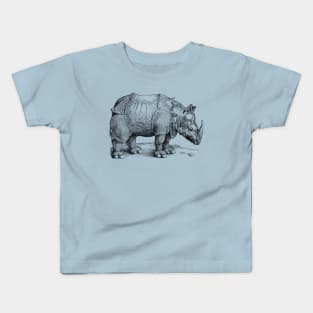 The Rhinoceros (Rhino) Black Kids T-Shirt